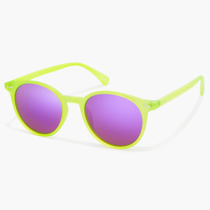 8-colour colour blocked temples sunglasses