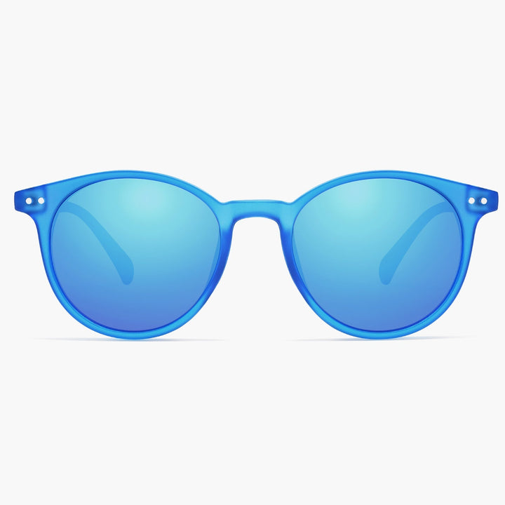 8-colour colour blocked temples sunglasses