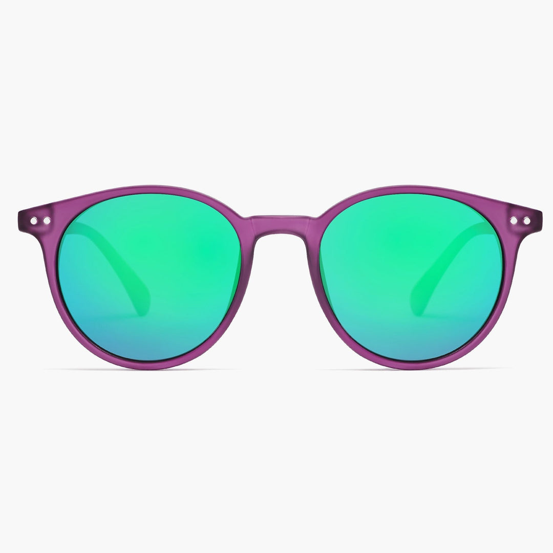 8-colour colour blocked temples sunglasses