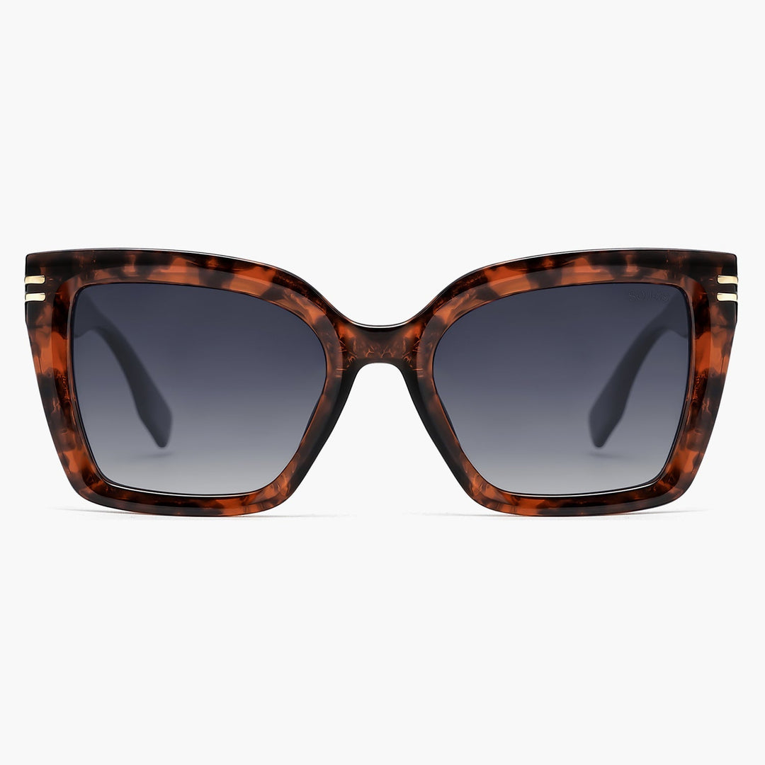 5 Colors - Cutout Logo Large Sunglasses