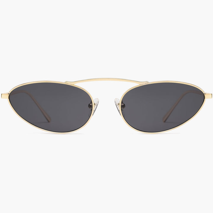 4 Colors - Minimalist Stripe Trimmed Sunglasses