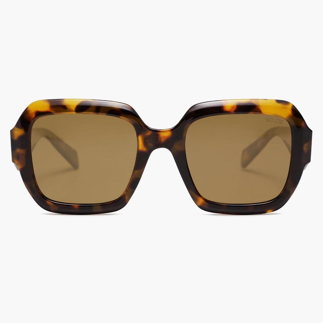 5-color fashionable L letter temple polarized sunglasses