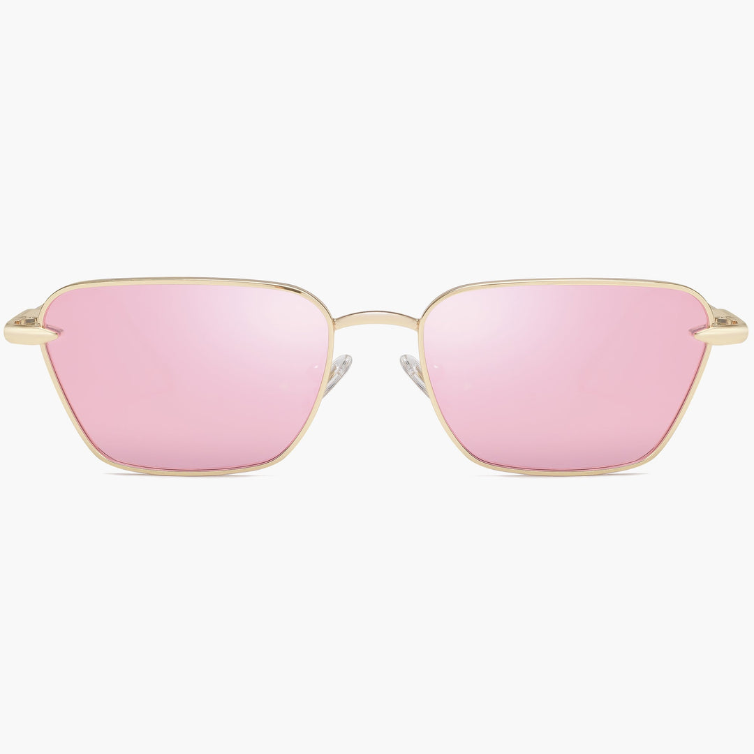 4 Colors - Frosted Large Square Sunglasses