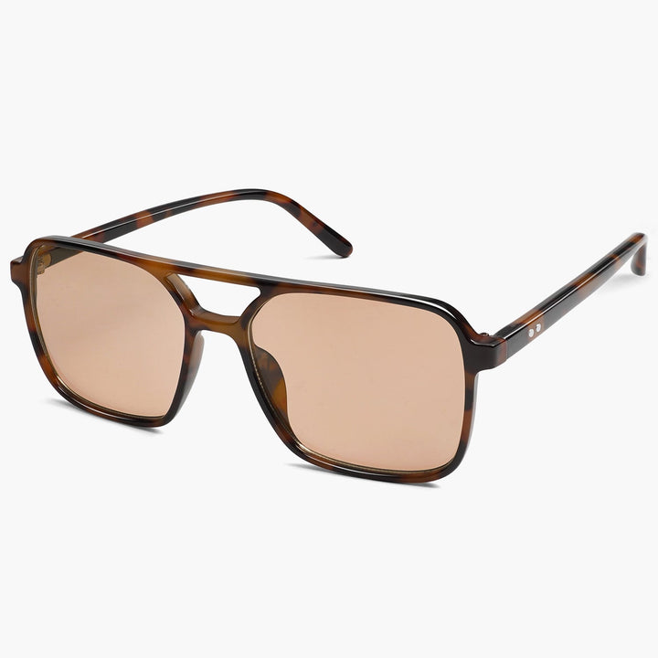 1 Colour Retro Print Sunglasses