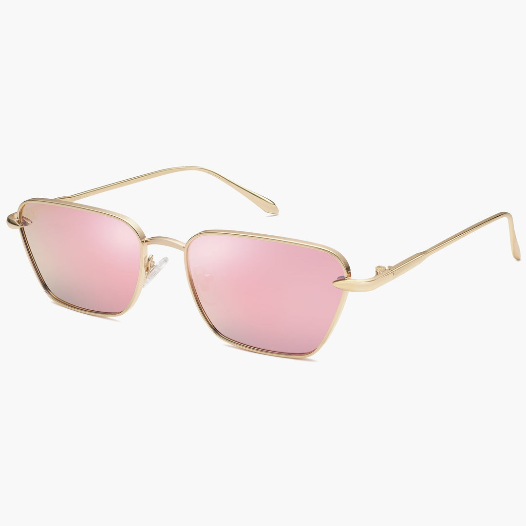 4 Colors - Frosted Large Square Sunglasses