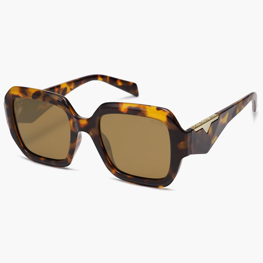 5-color fashionable L letter temple polarized sunglasses