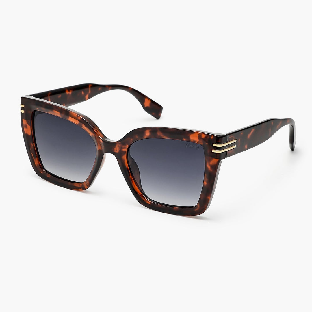 5 Colors - Cutout Logo Large Sunglasses