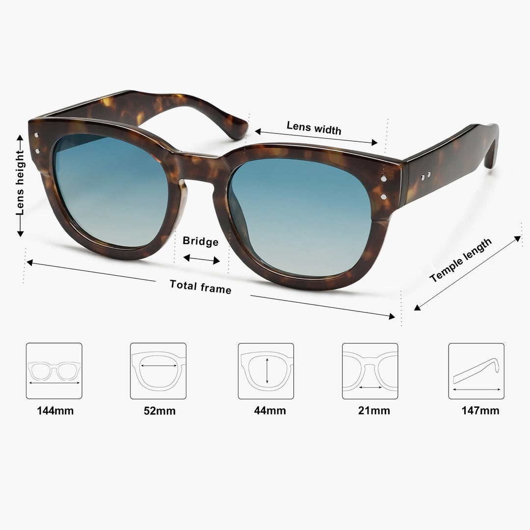 5 color luxury rhinestone lens polarized sunglasses