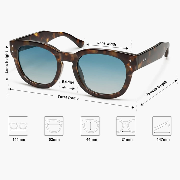 5 color luxury rhinestone lens polarized sunglasses