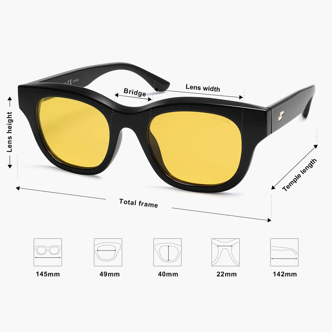 5 Colors - logo metal sunglasses