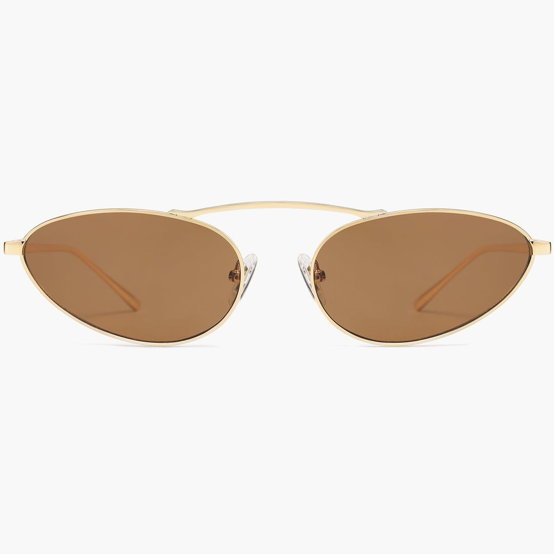4 Colors - Minimalist Stripe Trimmed Sunglasses