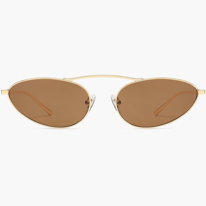 4 Colors - Minimalist Stripe Trimmed Sunglasses