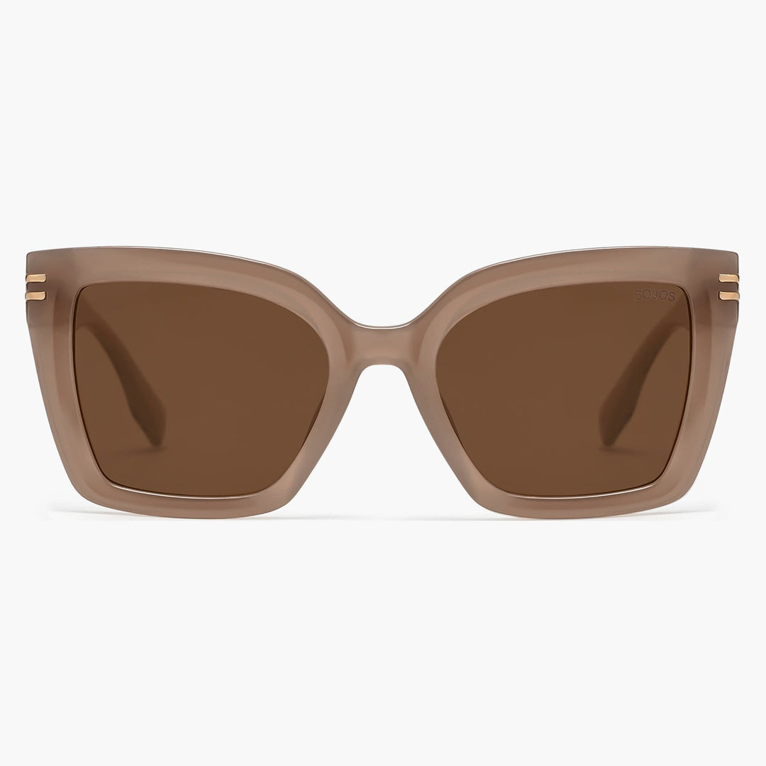 5 Colors - Cutout Logo Large Sunglasses