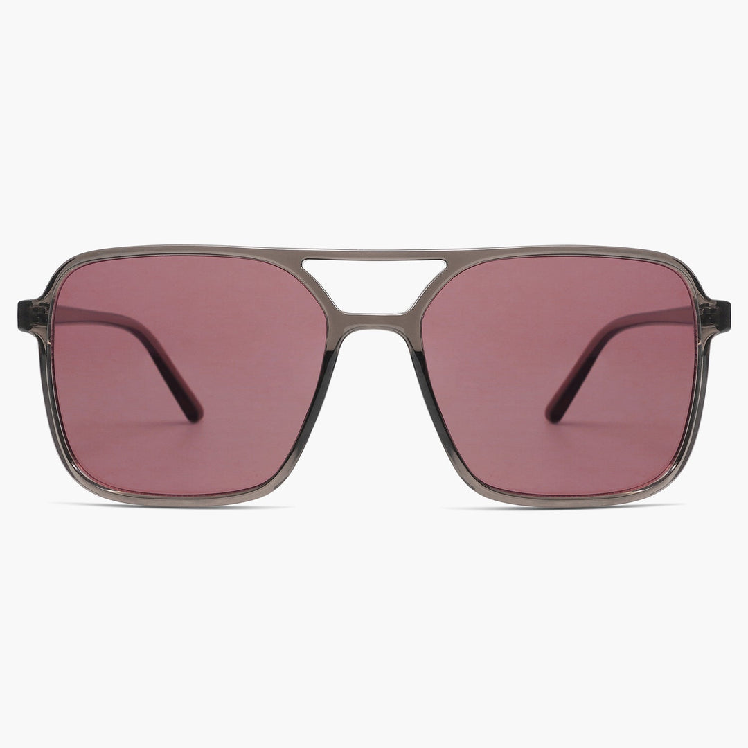 1 Colour Retro Print Sunglasses