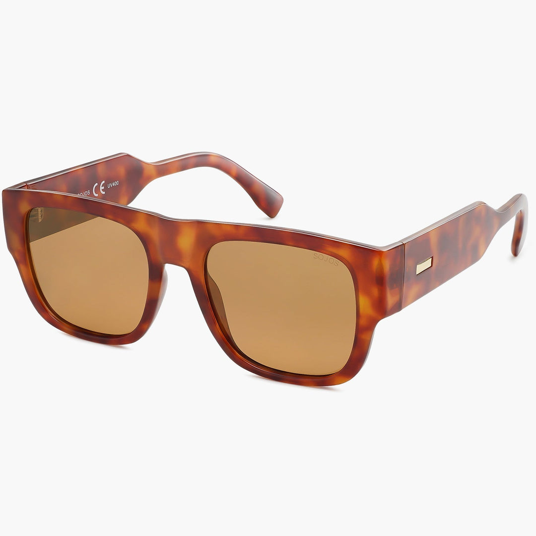 5 Colors - Cutout Logo Large Sunglasses