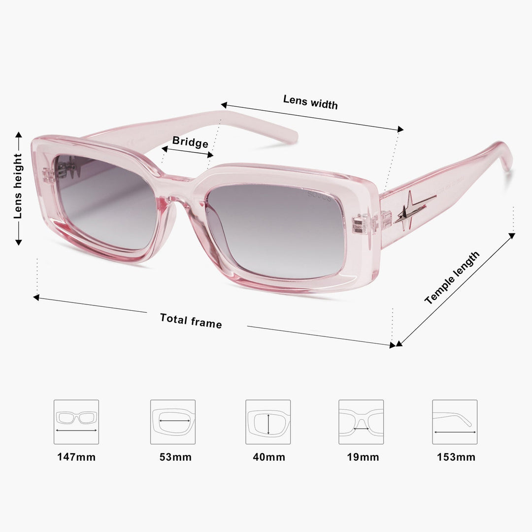 6 Colors - Pearl Trimmed Sunglasses