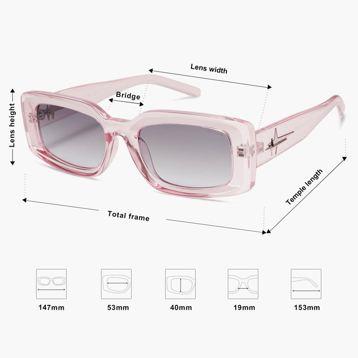 6 Colors - Pearl Trimmed Sunglasses