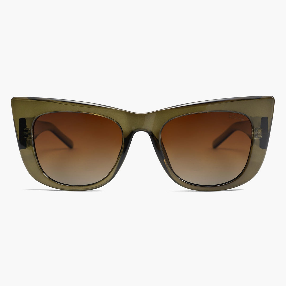 5 color rhinestone lens polarized sunglasses