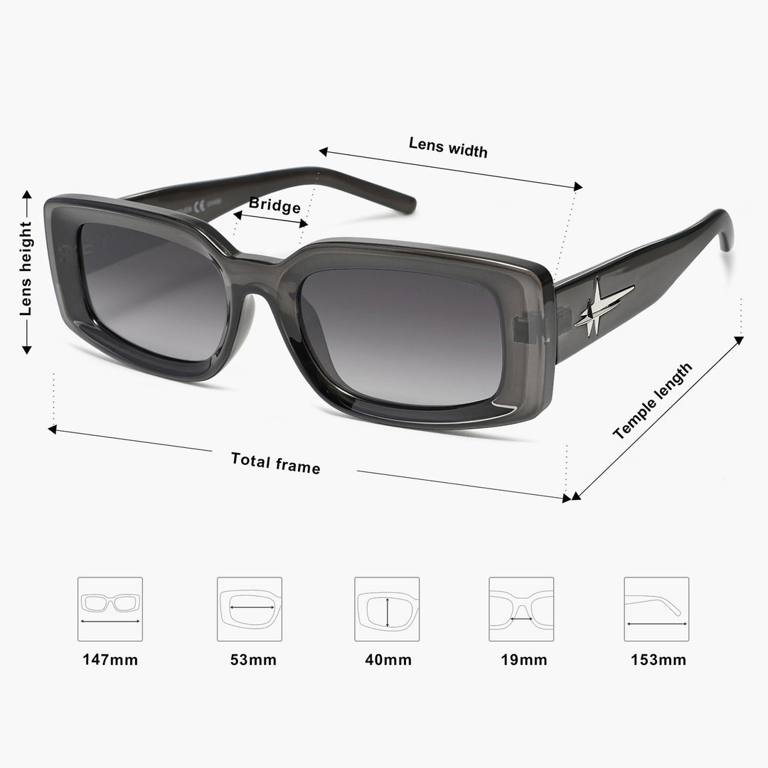 6 Colors - Pearl Trimmed Sunglasses