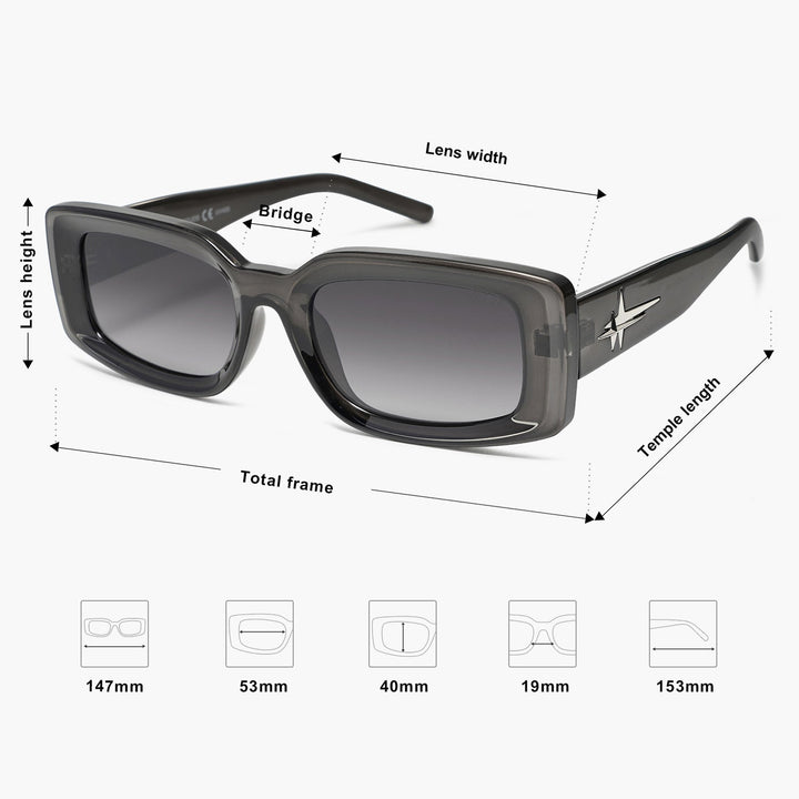 6 Colors - Pearl Trimmed Sunglasses
