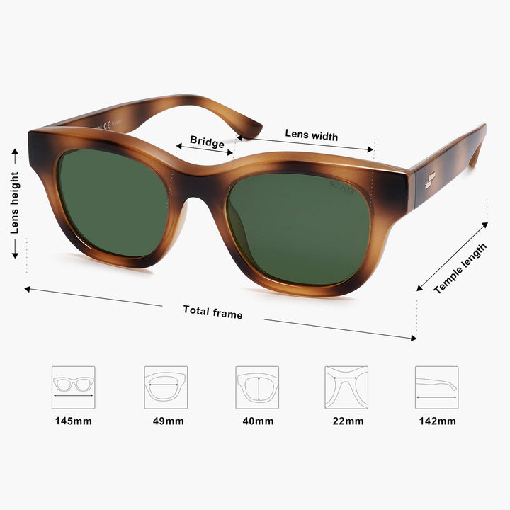 5 Colors - logo metal sunglasses