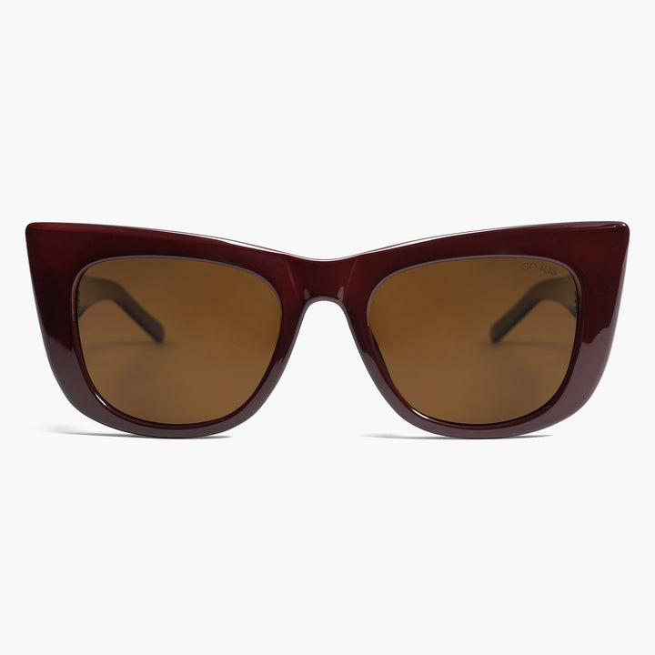 5 color rhinestone lens polarized sunglasses