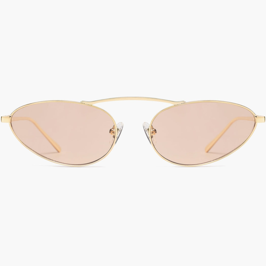 4 Colors - Minimalist Stripe Trimmed Sunglasses