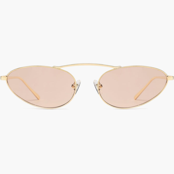 4 Colors - Minimalist Stripe Trimmed Sunglasses