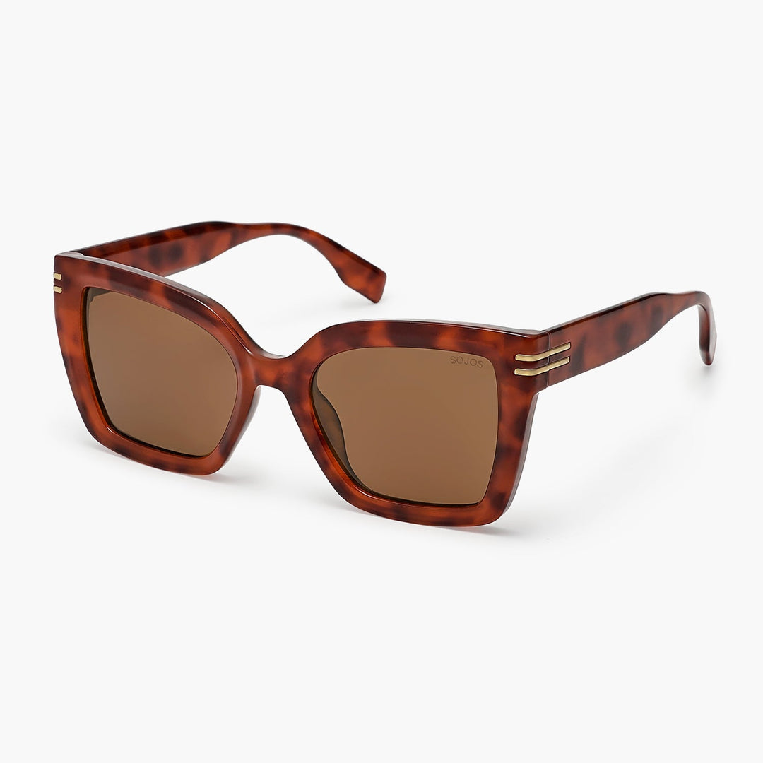 5 Colors - Cutout Logo Large Sunglasses