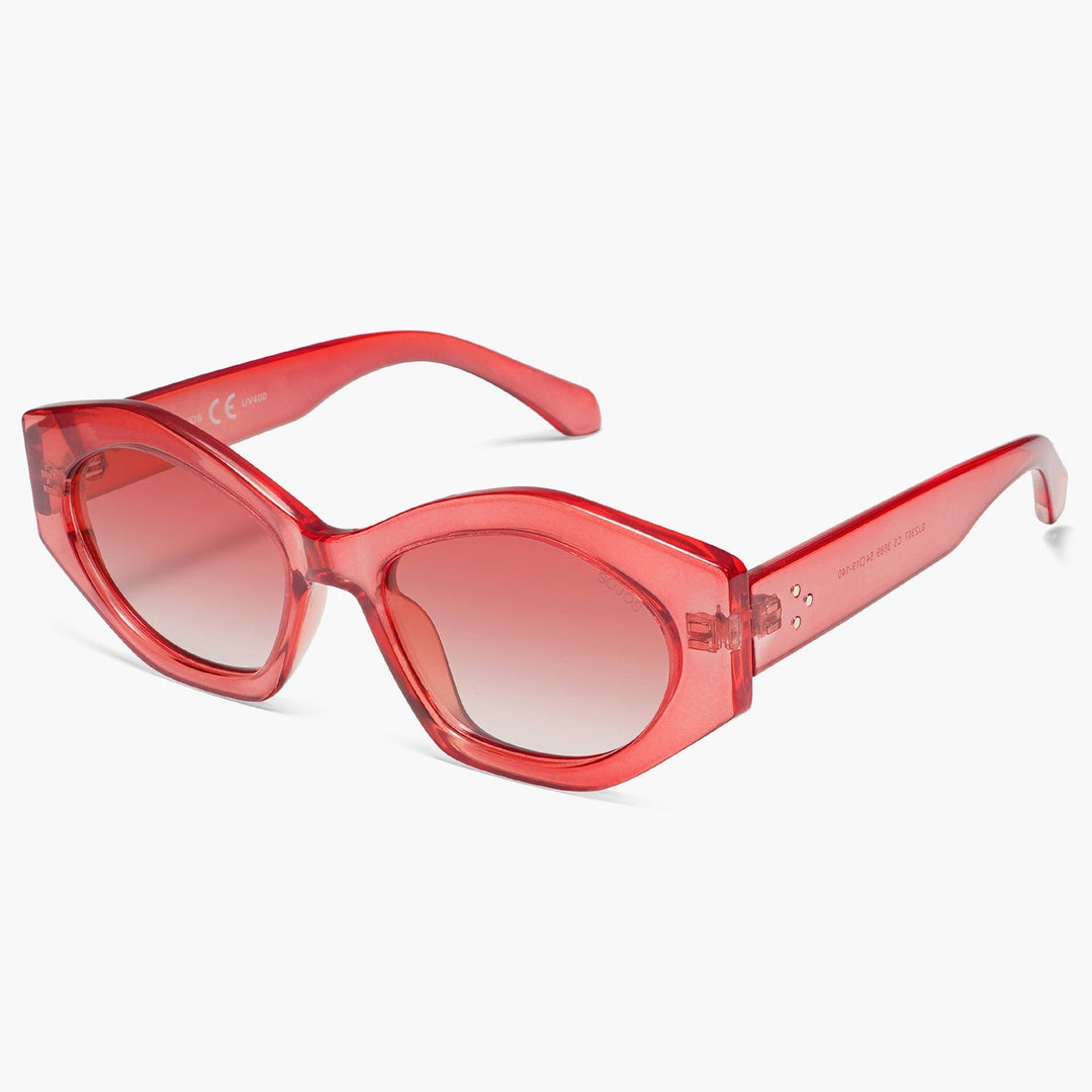 4-color fashionable four-leaf clover temple polarized sunglasses