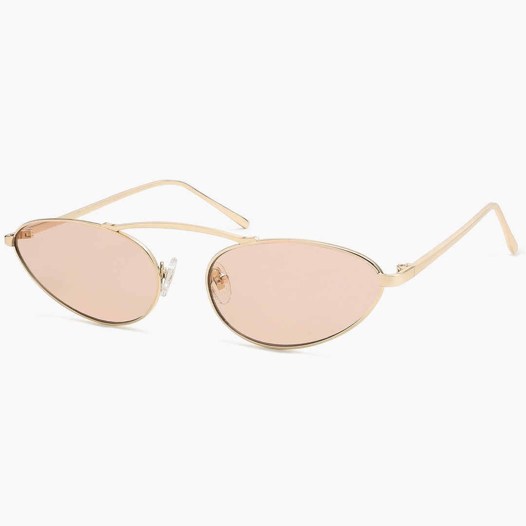 4 Colors - Minimalist Stripe Trimmed Sunglasses