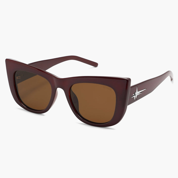 5 color rhinestone lens polarized sunglasses