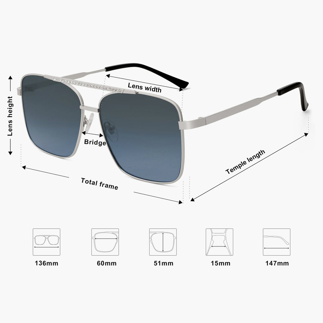 5 Colors - Outdoor Square Sunglasses
