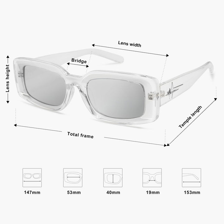 6 Colors - Pearl Trimmed Sunglasses
