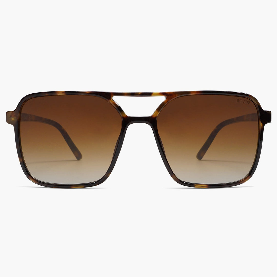 1 Colour Retro Print Sunglasses