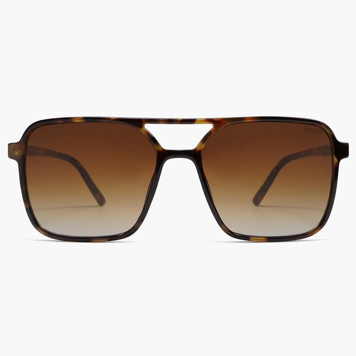 1 Colour Retro Print Sunglasses