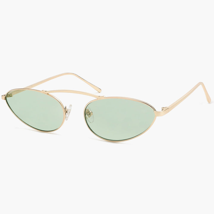 4 Colors - Minimalist Stripe Trimmed Sunglasses