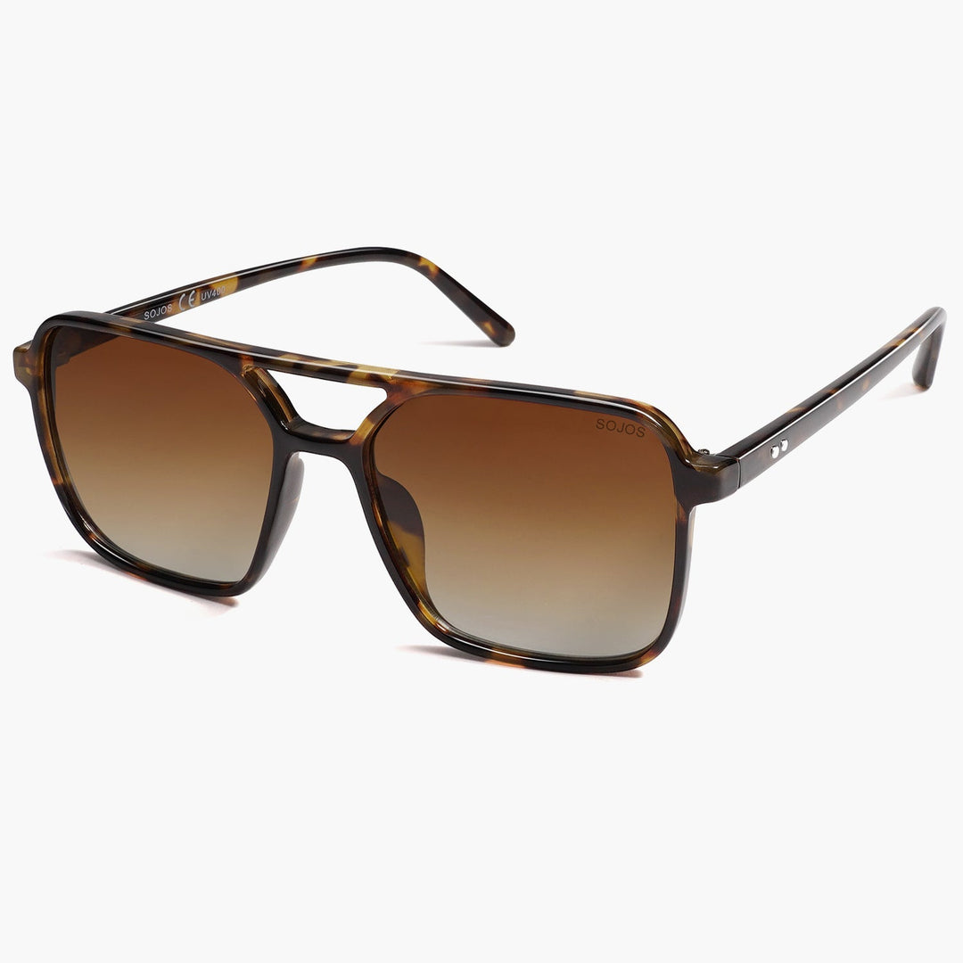 1 Colour Retro Print Sunglasses