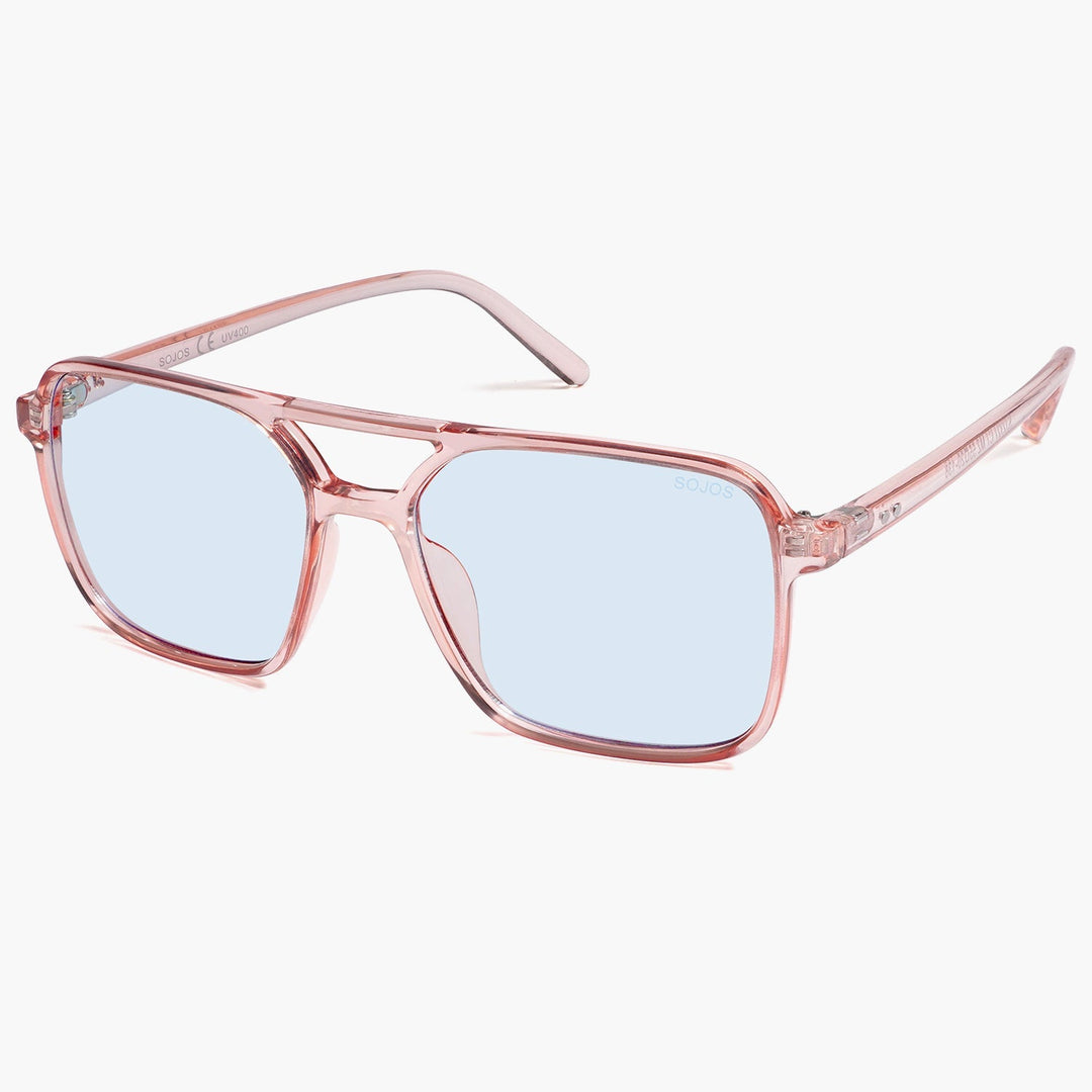 1 Colour Retro Print Sunglasses