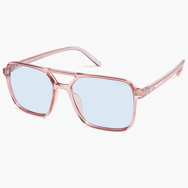 1 Colour Retro Print Sunglasses