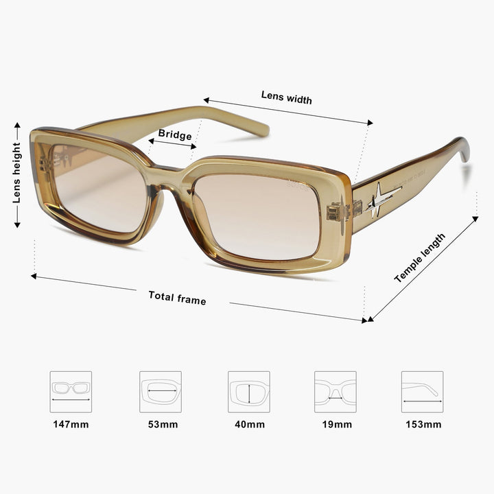 6 Colors - Pearl Trimmed Sunglasses