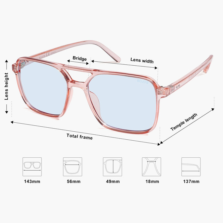 1 Colour Retro Print Sunglasses