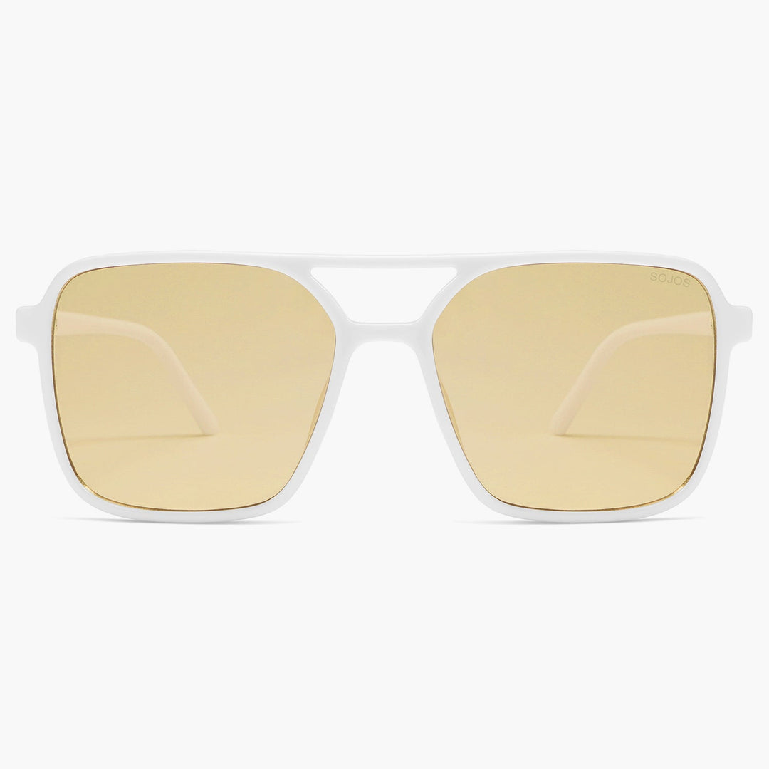 1 Colour Retro Print Sunglasses