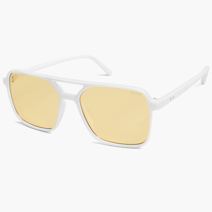 1 Colour Retro Print Sunglasses