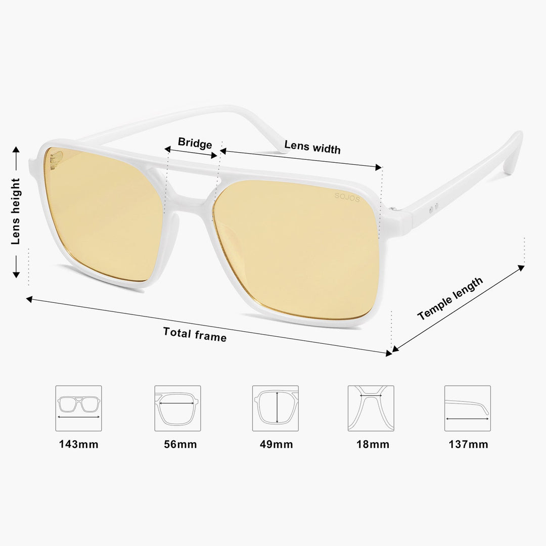 1 Colour Retro Print Sunglasses