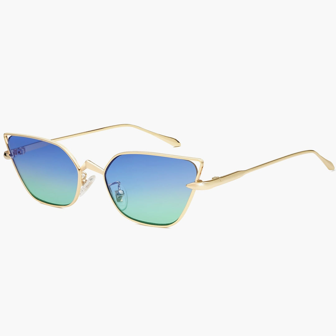 5 Colors - Half Frame Flight Sunglasses