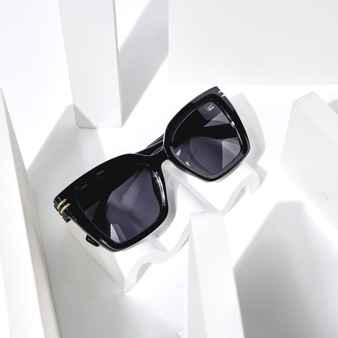 5 Colors - Cutout Logo Large Sunglasses