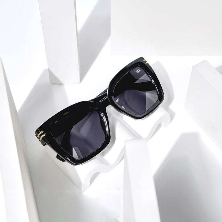 5 Colors - Cutout Logo Large Sunglasses