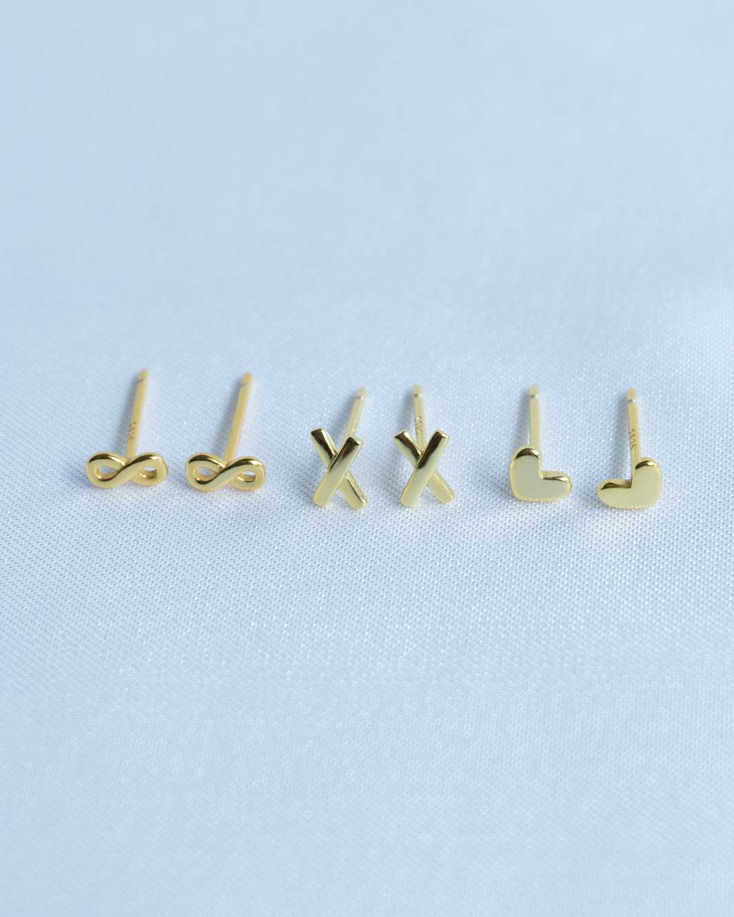 Symbols 3-Pack Stud Earrings
