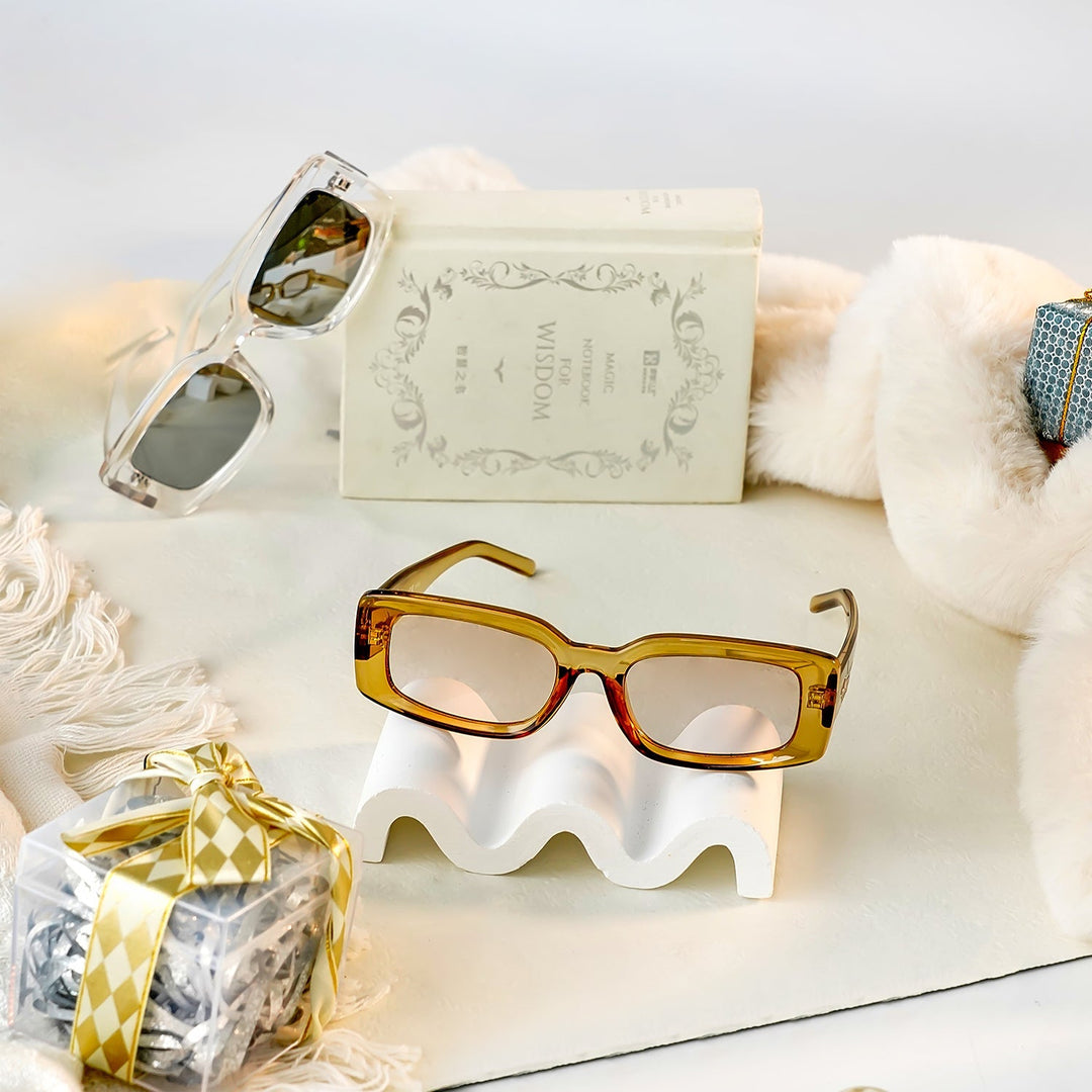 6 Colors - Pearl Trimmed Sunglasses